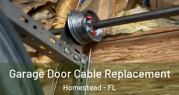 Garage Door Cable Replacement Homestead - FL