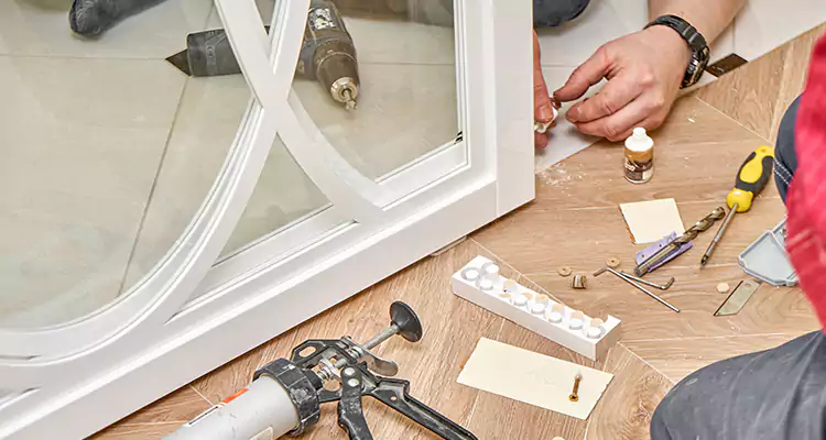 Interior Patio Door Casing Repair in Homestead, FL