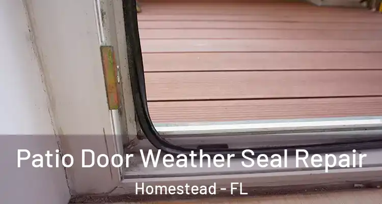  Patio Door Weather Seal Repair Homestead - FL