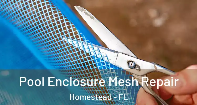  Pool Enclosure Mesh Repair Homestead - FL